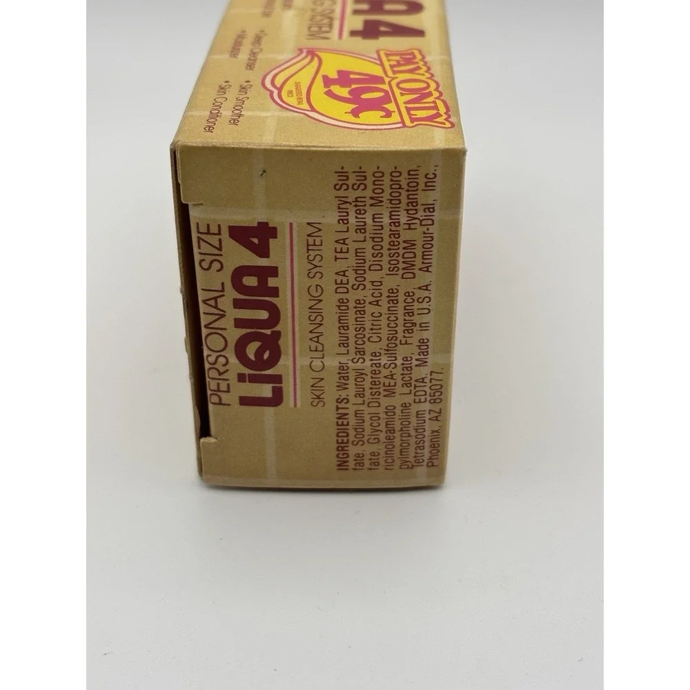 Vintage 1980s Ligua 4 Skin Cleansing‎ System 2.6oz Replaces Bar Soap Prop NOS